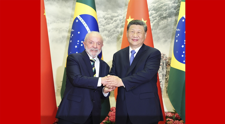 习近平同巴西总统卢拉会谈